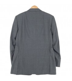 Ermenegildo Zegna Wool Grey Suit Blazer Jacket Men Size EU 52 UK 42
